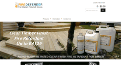 Desktop Screenshot of firedefender.com.au